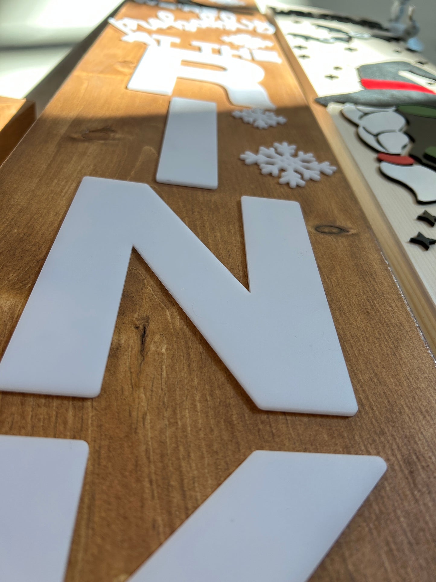 Porch Sign - We’re probably at the Rink