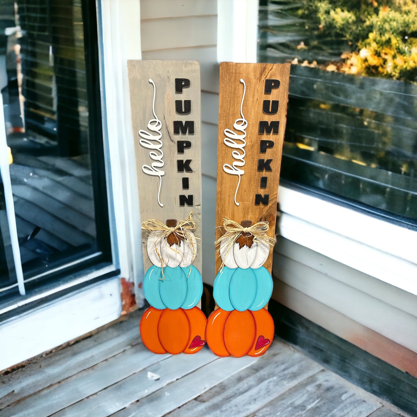 Hello Pumpkin Fall signs