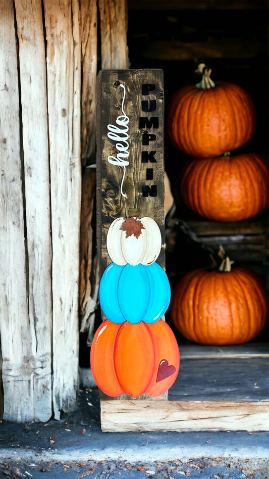 Hello Pumpkin Fall signs