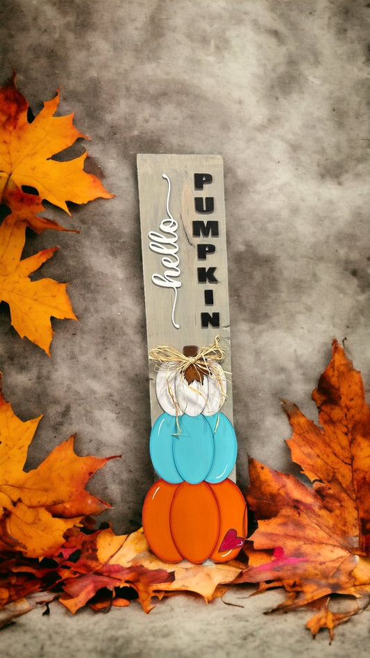 Hello Pumpkin Fall signs