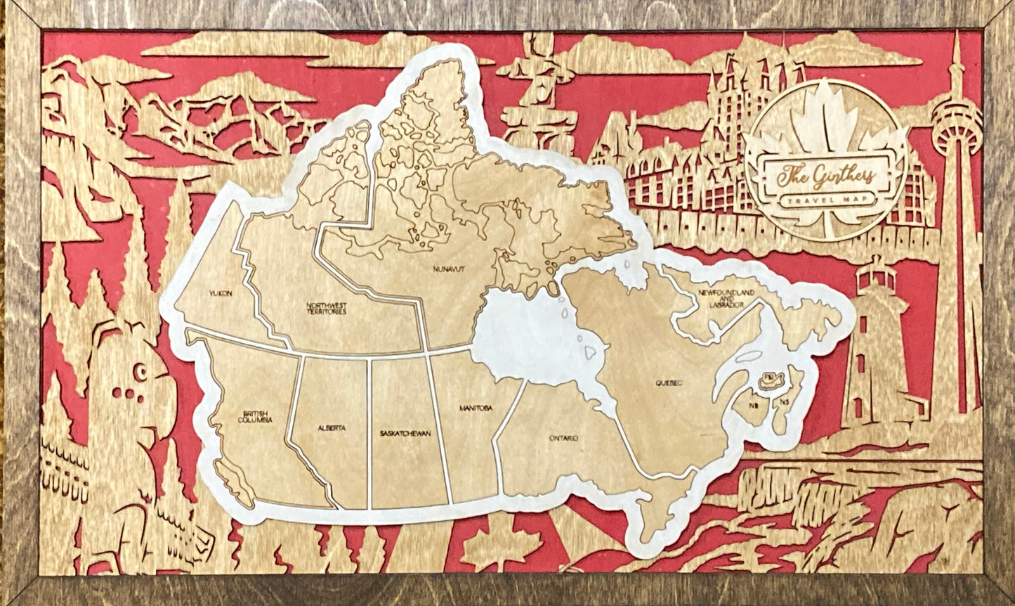 Canada Travel Map