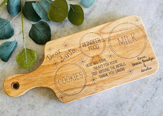 Personalized Santa Charcuterie
