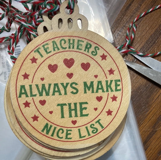 Teachers - Nice List